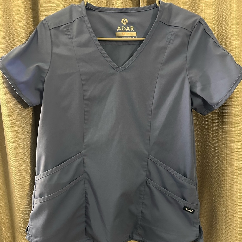 Adar Women's Scrubs in Slate Blue